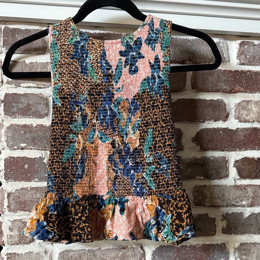 Free People Sounds Of Summer Printed Tank Top
